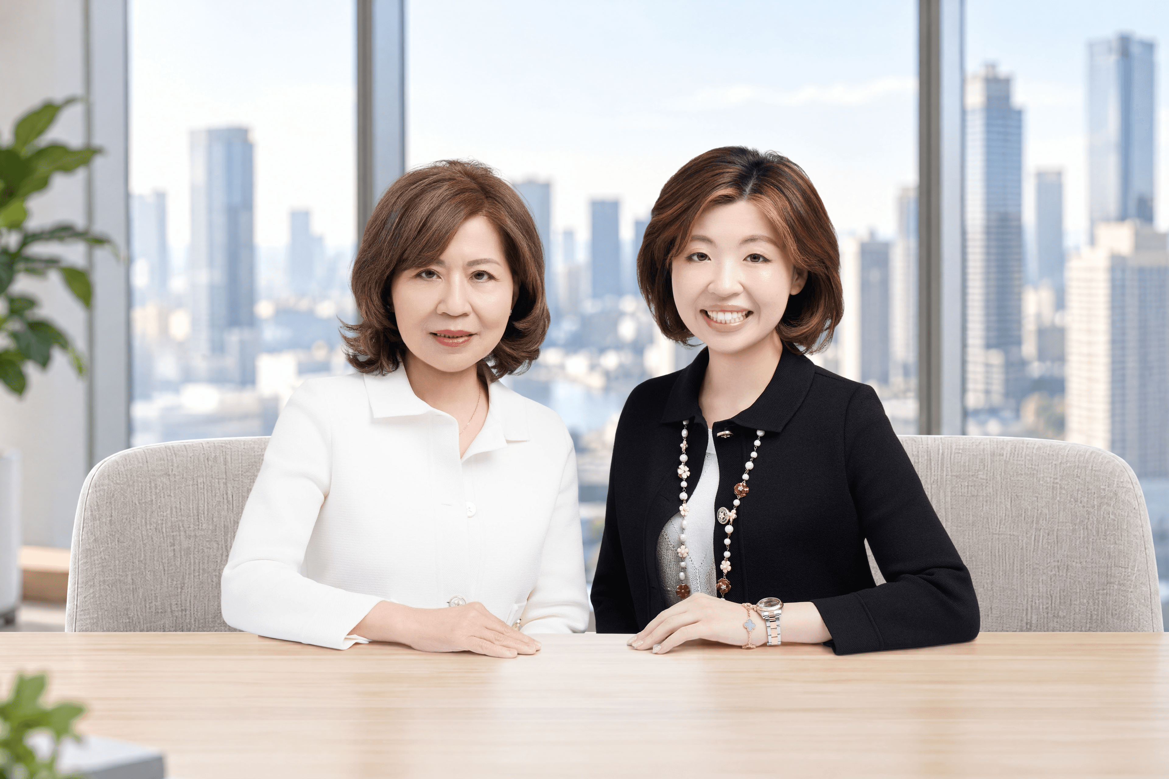 Premier Education founder Susan and partner Tiffany